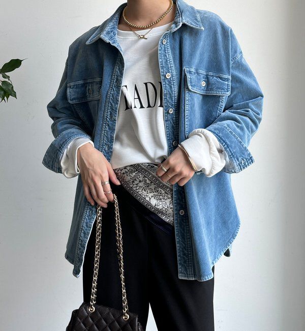  「別珍デニムシャツ」|シャツ・ブラウス|