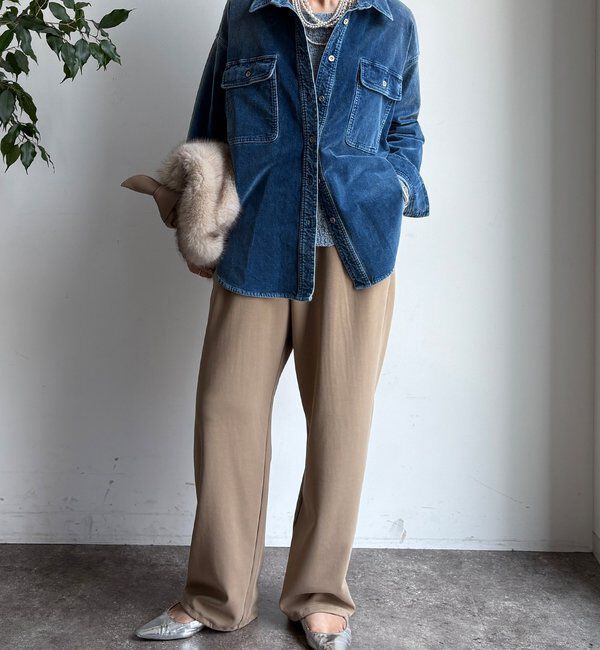  「別珍デニムシャツ」|シャツ・ブラウス|