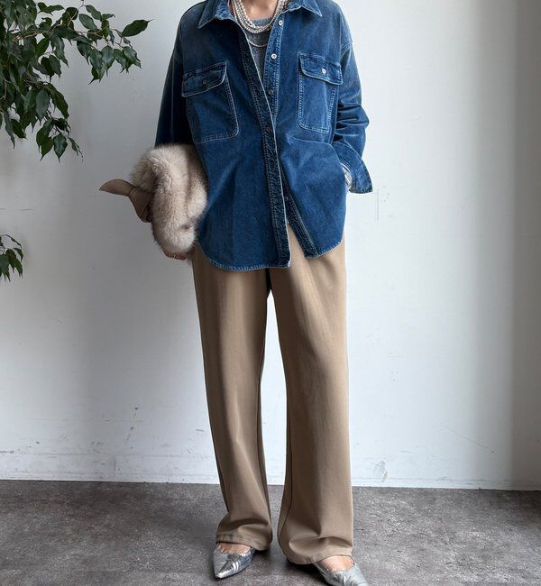  「別珍デニムシャツ」|シャツ・ブラウス|