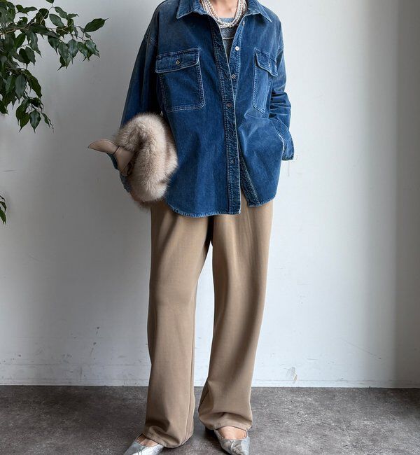  「別珍デニムシャツ」|シャツ・ブラウス|