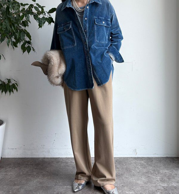  「別珍デニムシャツ」|シャツ・ブラウス|