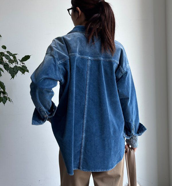  「別珍デニムシャツ」|シャツ・ブラウス|