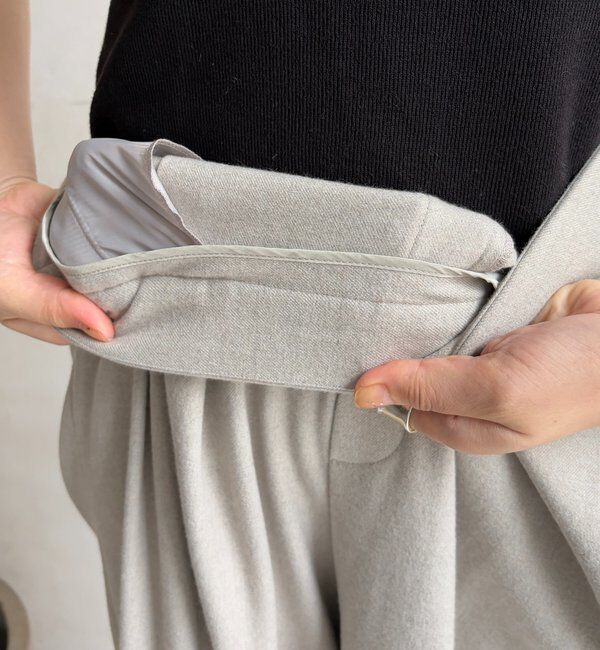  「ウォームタックワイドパンツ」|チノ|