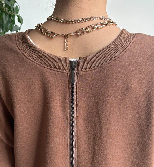  「【WEB限定】裏毛裏起毛ワンピース」|ワンピース|