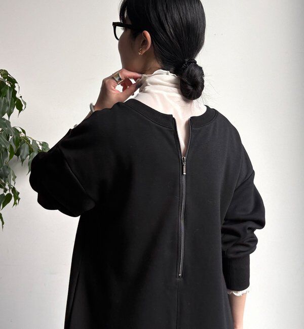  「【WEB限定】裏毛裏起毛ワンピース」|ワンピース|