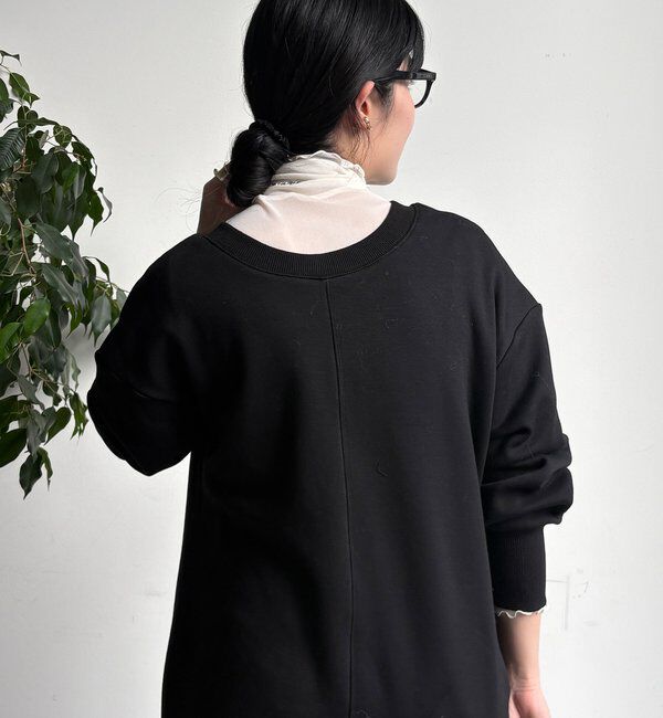  「【WEB限定】裏毛裏起毛ワンピース」|ワンピース|