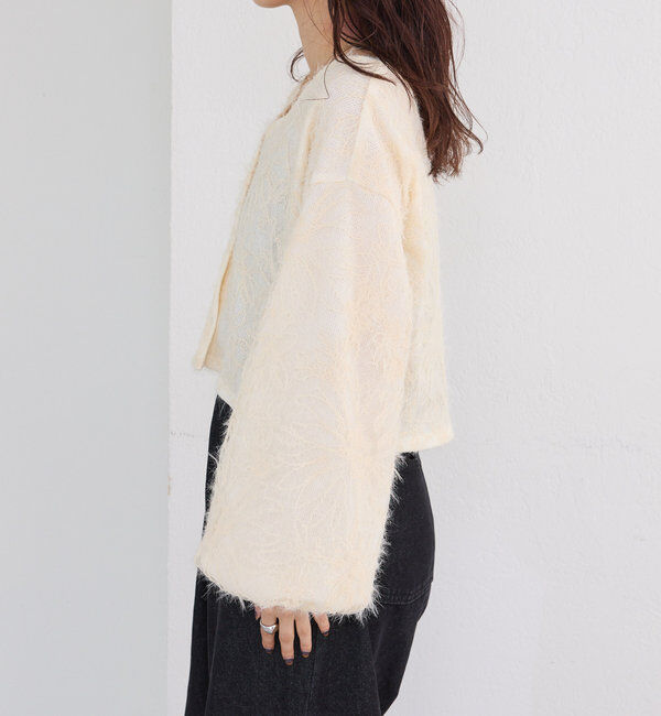  「【2WAY】フェザードッキングニットカーディガン」|カーディガン|