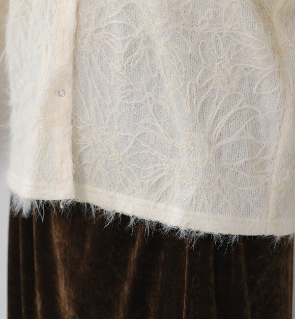  「【2WAY】フェザードッキングニットカーディガン」|カーディガン|