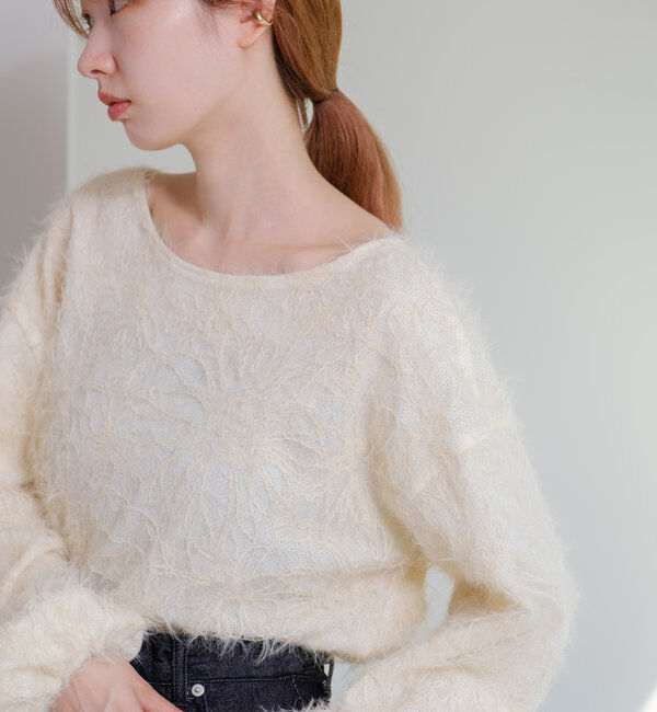  「【2WAY】フェザードッキングニットカーディガン」|カーディガン|