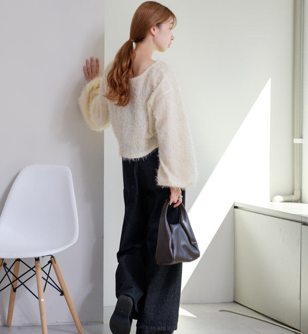  「【2WAY】フェザードッキングニットカーディガン」|カーディガン|