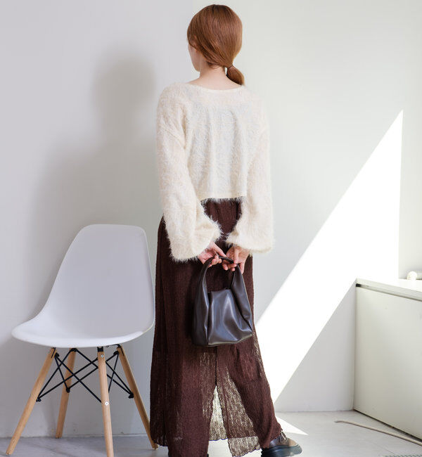  「【2WAY】フェザードッキングニットカーディガン」|カーディガン|