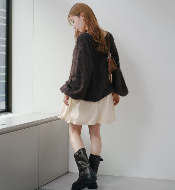  「【2WAY】フェザードッキングニットカーディガン」|カーディガン|