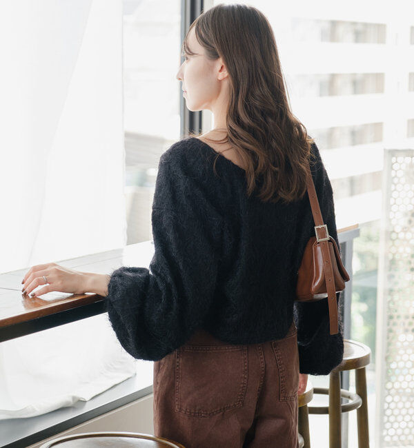  「【2WAY】フェザードッキングニットカーディガン」|カーディガン|