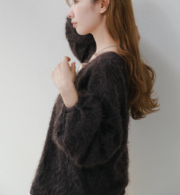  「【2WAY】フェザードッキングニットカーディガン」|カーディガン|