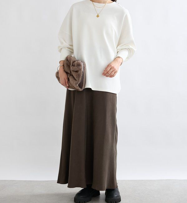  「【楽ちんキレイ】ダンボールポンチョプルオーバー」|Tシャツ・カットソー|