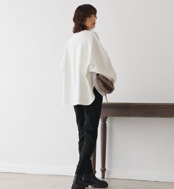  「【楽ちんキレイ】ダンボールポンチョプルオーバー」|Tシャツ・カットソー|