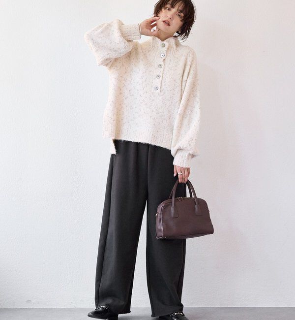  「【キレイめにもカジュアルにも】レザーボストン」|トートバッグ|