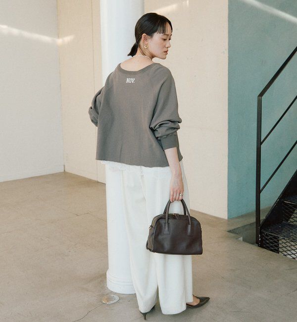  「予約【新色追加/Yossshiiii企画】ワイドロゴカットオフスエット」|Tシャツ・カットソー|