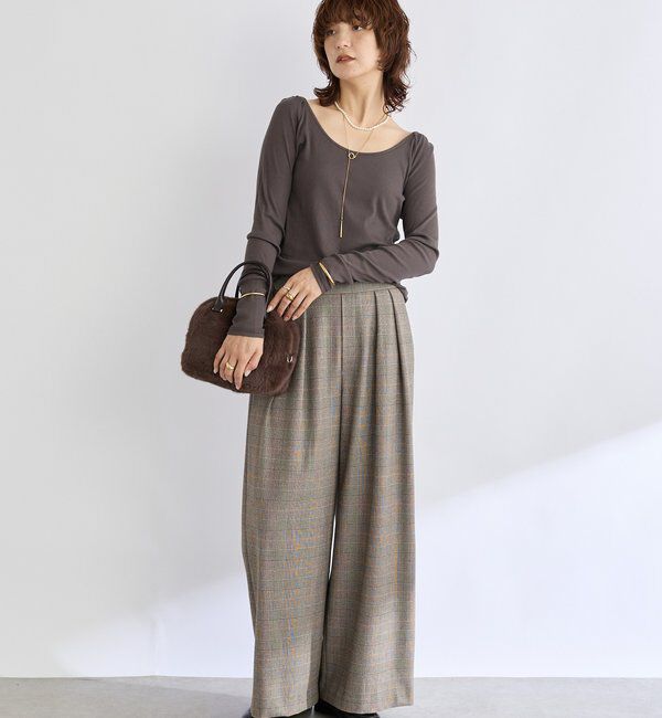  「【シーズンムード抜群】フェイクファーミニボストン」|クラッチバッグ|