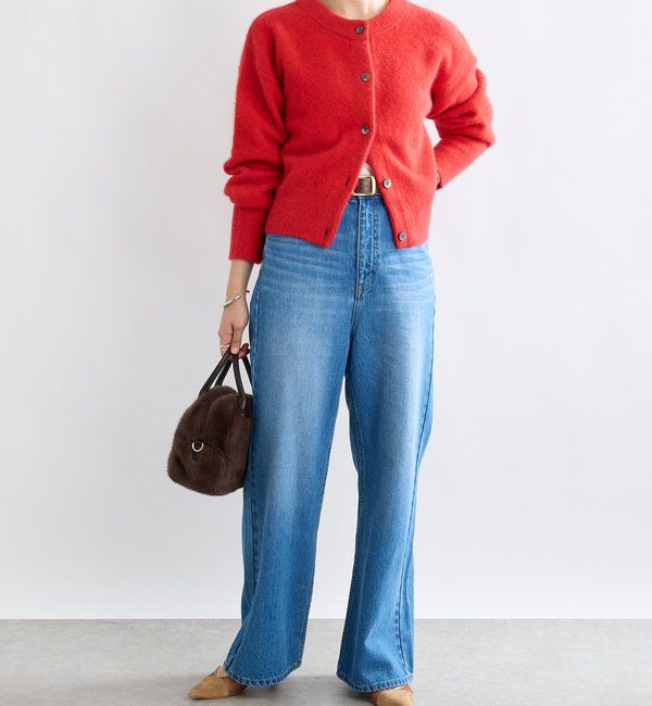  「【シーズンムード抜群】フェイクファーミニボストン」|クラッチバッグ|