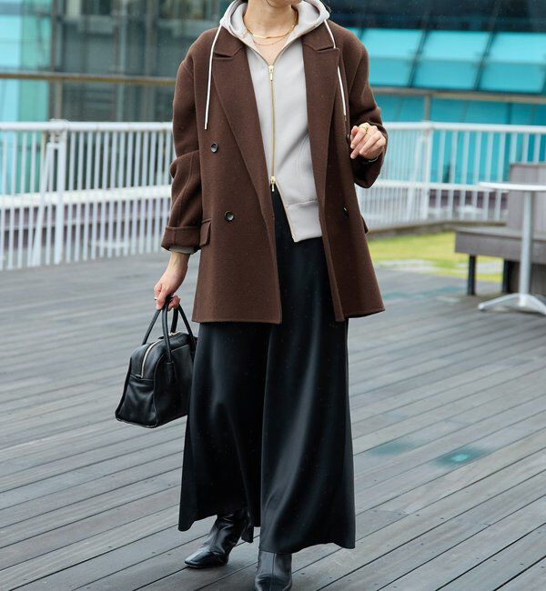  「【最高気温5度の寒い日に！/こなれ感抜群】ピークドラペルリバージャコット」|その他|