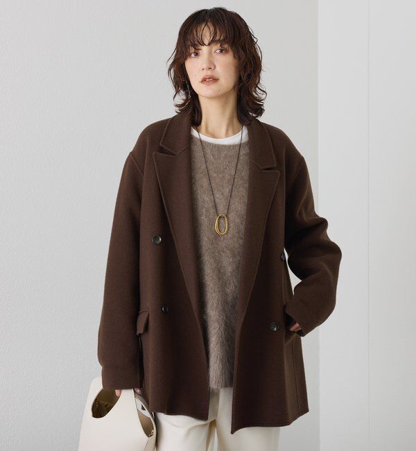  「【最高気温5度の寒い日に！/こなれ感抜群】ピークドラペルリバージャコット」|その他|