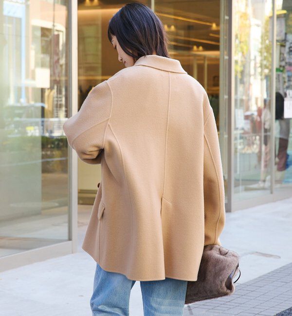  「【最高気温5度の寒い日に！/こなれ感抜群】ピークドラペルリバージャコット」|その他|