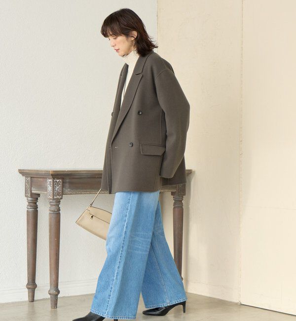  「【最高気温5度の寒い日に！/こなれ感抜群】ピークドラペルリバージャコット」|その他|