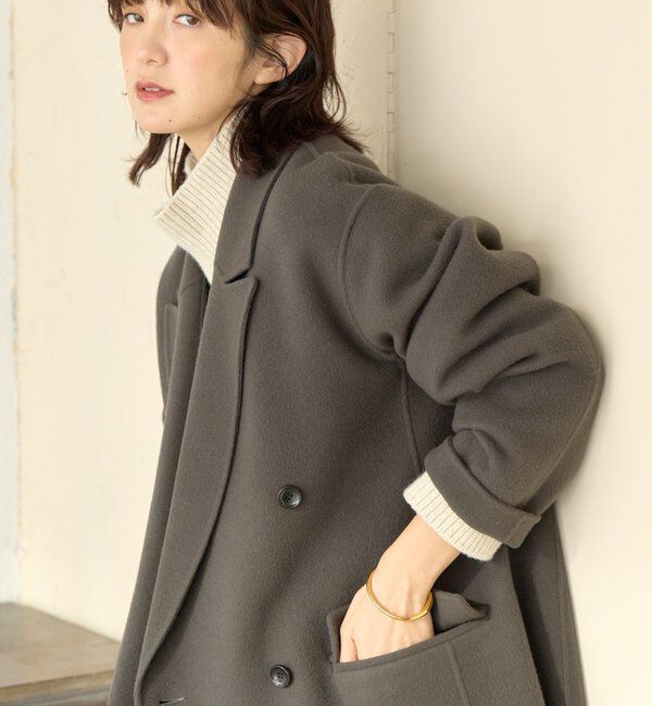  「【最高気温5度の寒い日に！/こなれ感抜群】ピークドラペルリバージャコット」|その他|