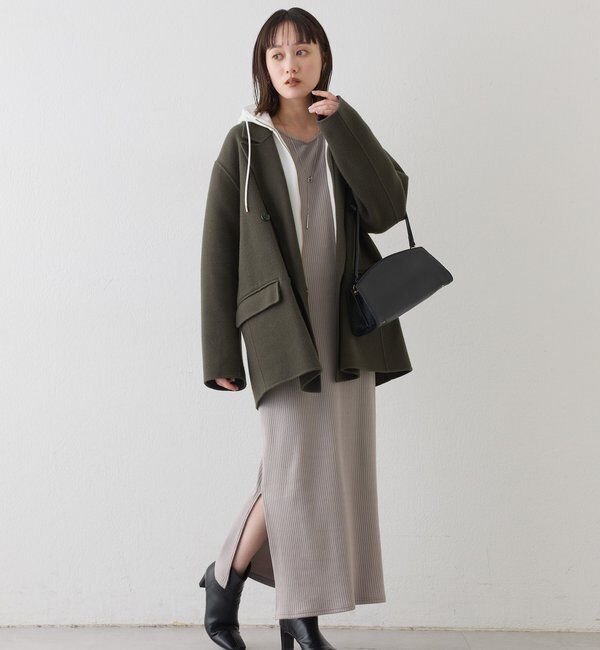  「【最高気温5度の寒い日に！/こなれ感抜群】ピークドラペルリバージャコット」|その他|