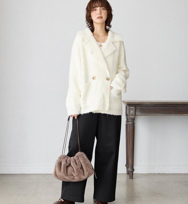  「【インフルエンサーYossshiiii企画】ボアライクコーディガン」|カーディガン|