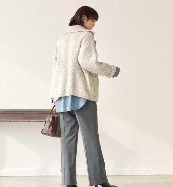  「【インフルエンサーYossshiiii企画】ボアライクコーディガン」|カーディガン|