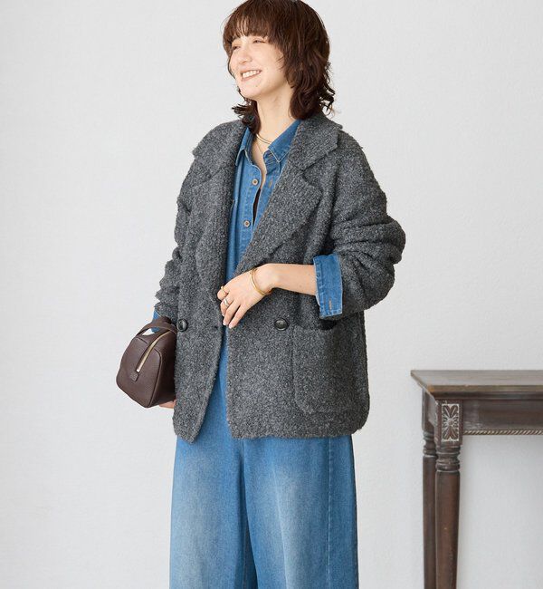  「【インフルエンサーYossshiiii企画】ボアライクコーディガン」|カーディガン|