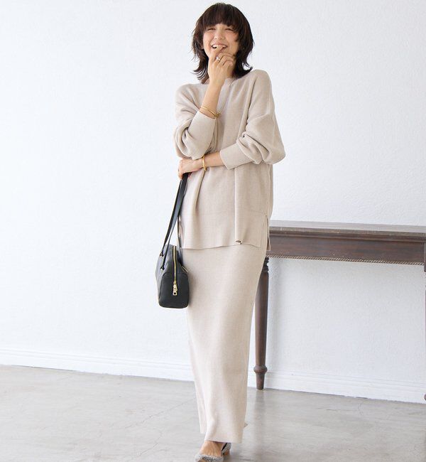  「【上品な輝き】ラメモール2WAYカーデ」|ニット・セーター|