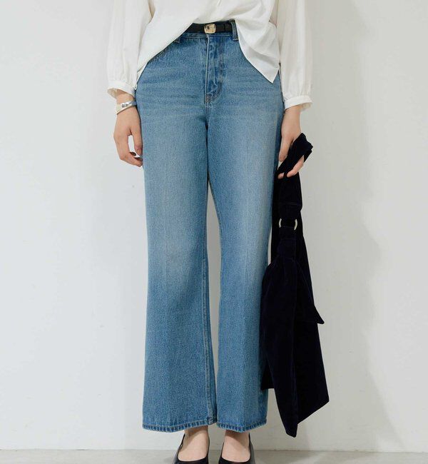  「センタークリースフレアデニム」|デニム|