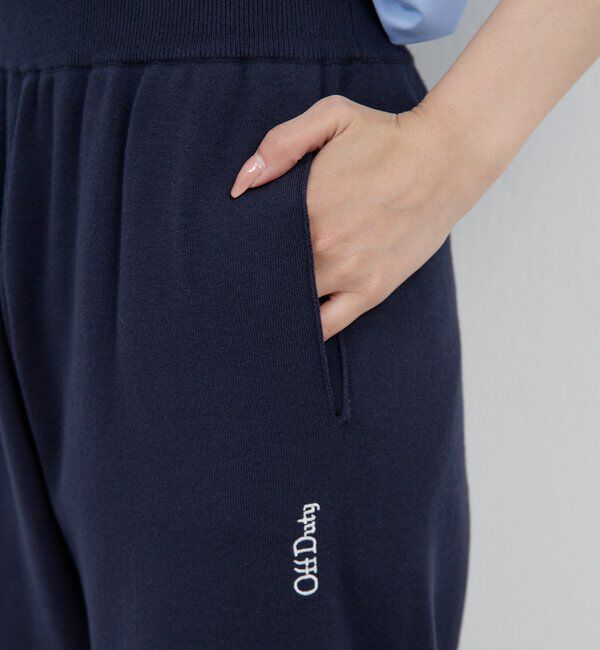  「【WALANCE】シーウール&times;オーガニックコットンニットパンツ/別注」|チノ|