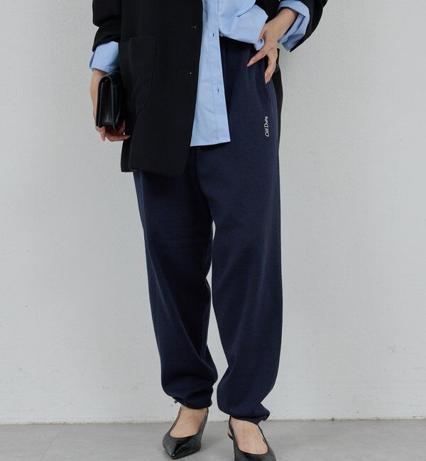  「【WALANCE】シーウール&times;オーガニックコットンニットパンツ/別注」|チノ|