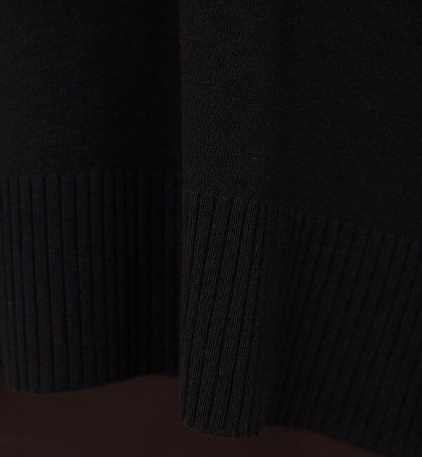  「【CHIKAコラボ】【着やせ&times;時短おしゃれ】タイ付き総針Vネックニット」|ニット・セーター|