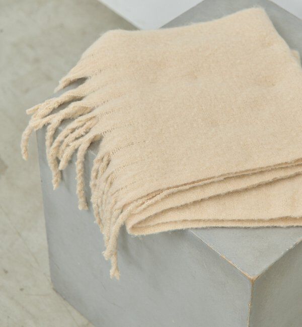  「フラッフィーストール」|マフラー|ベージュ