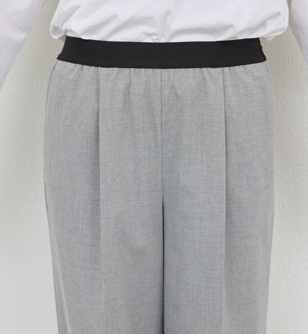  「【楽ちんキレイ見え】【セットアップ対応】エラスティックパンツ」|チノ|