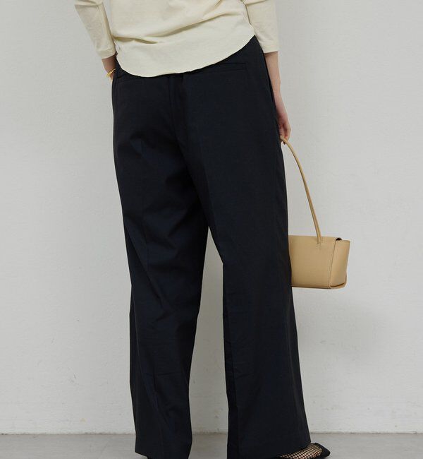  「【楽ちんキレイ見え】【セットアップ対応】エラスティックパンツ」|チノ|