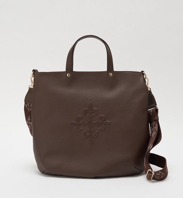  「エンボスモノグラム 2WAYトートバッグ」|トートバッグ|