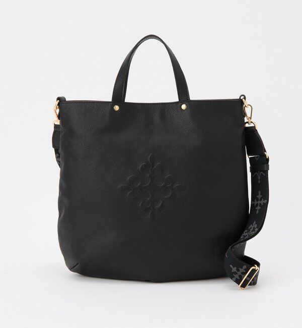  「エンボスモノグラム 2WAYトートバッグ」|トートバッグ|