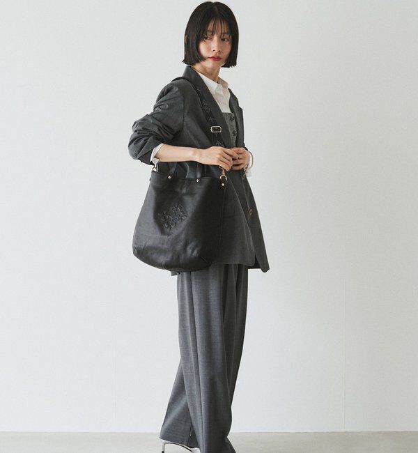  「エンボスモノグラム 2WAYトートバッグ」|トートバッグ|