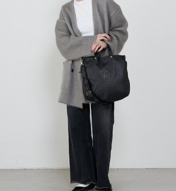  「エンボスモノグラム 2WAYトートバッグ」|トートバッグ|