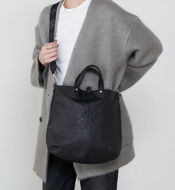  「エンボスモノグラム 2WAYトートバッグ」|トートバッグ|