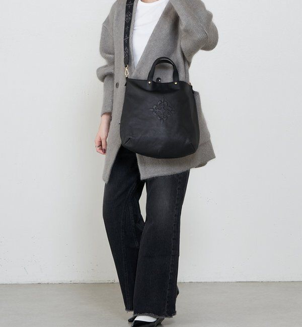  「エンボスモノグラム 2WAYトートバッグ」|トートバッグ|