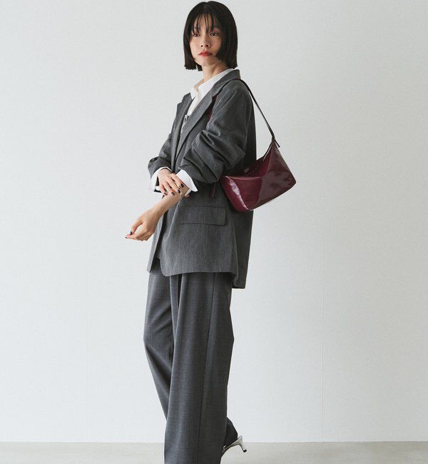  「【再値下げ】エナメルワンショルダーバッグ」|ショルダー・メッセンジャー|