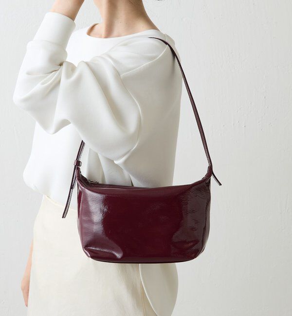  「【再値下げ】エナメルワンショルダーバッグ」|ショルダー・メッセンジャー|