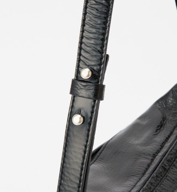  「【再値下げ】エナメルワンショルダーバッグ」|ショルダー・メッセンジャー|